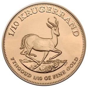 Imagen del producto1/10 oz Gold Krugerrand, backdated