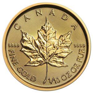 Imagen del producto1/10 oz Gold Maple Leaf, backdated
