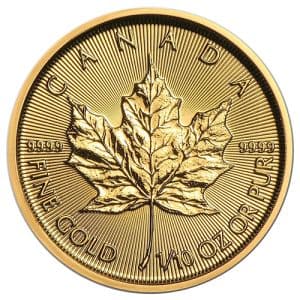 Imagen del producto 1/10 oz Gold Maple Leaf, backdated