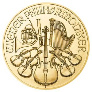 Imagen del producto 1/2 oz Gold Vienna Philharmonic, backdated