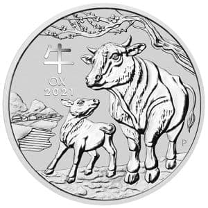 Imagen del producto 1/2 oz Silver Coin Ox 2021, Lunar Series III