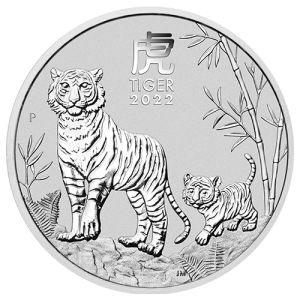 Imagen del producto 1/2 oz Tiger Silver Coin 2022, Lunar Series III