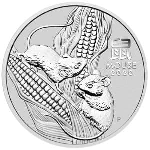 Imagen del producto 1 kg Silver Coin Mouse 2020, Lunar Series III