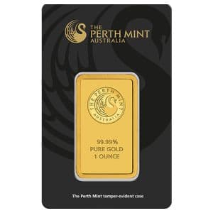 Imagen del producto1 oz Gold Bar Perth Mint