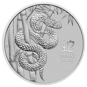 Imagen del producto1 oz Platinum Snake 2025, Lunar Series III