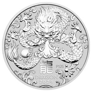 Imagen del producto1 oz Silber Drache 2024, Lunar Serie III
