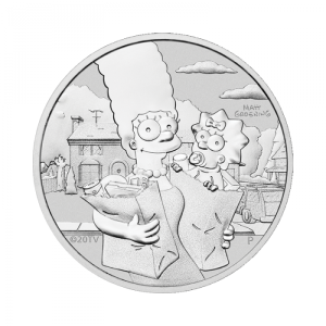 Imagen del producto1 oz Silbermünze The Simpsons Marge und Maggie 2021