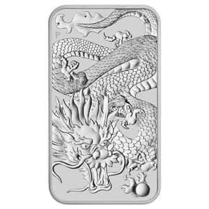 Imagen del producto1 oz Silver Coin Bar Dragon Rectangular 2022
