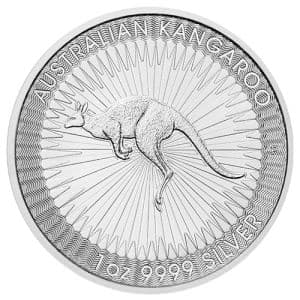 Imagen del producto1 oz Silver Kangaroo, backdated