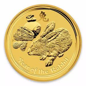 Imagen del producto10 oz Gold Coin Hare 2011, Lunar Series II