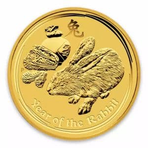 Imagen del producto10 oz Gold Coin Hare 2011, Lunar Series II