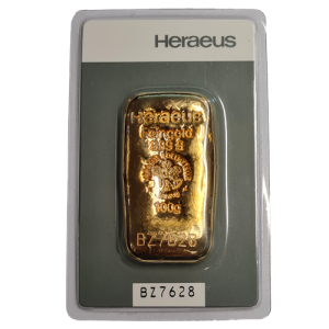 Imagen del producto100g Gold Bar Heraeus - Casted