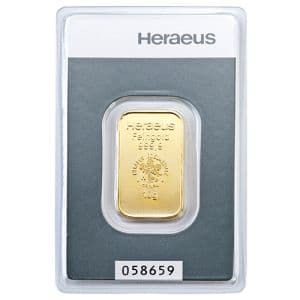 Imagen del producto10g Gold Bar Heraeus