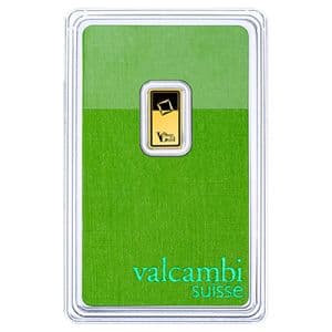 Imagen del producto1g Gold Bar Valcambi GreenGold