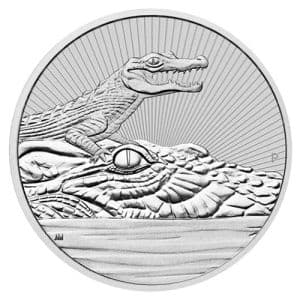 Imagen del producto 2 oz Silver Coin Crocodile, Next Generation Series 2019