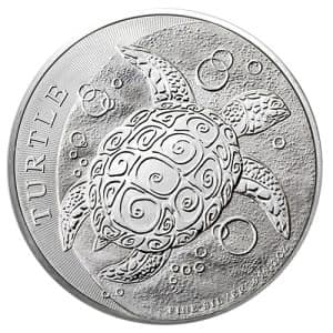 Imagen del producto2 oz Silver Coin Niue Turtle 2015