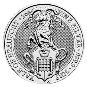 Imagen del producto 2 oz Silver Coin Yale of Beaufort, Queens Beasts Series 2019