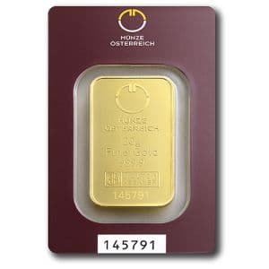 Imagen del producto20g Gold Bar Austrian Mint