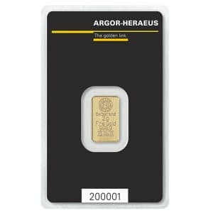 Imagen del producto2g Gold Bar Argor Heraeus