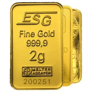 Imagen del producto 2g Gold Bar, various LBMA manufacturers