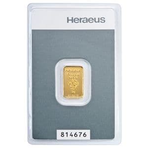 Imagen del producto 2g Gold Kinebar Heraeus