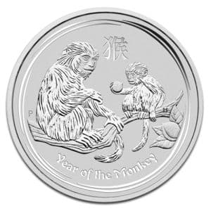 Imagen del producto 5 oz Silver Coin Monkey 2016, Lunar Series II