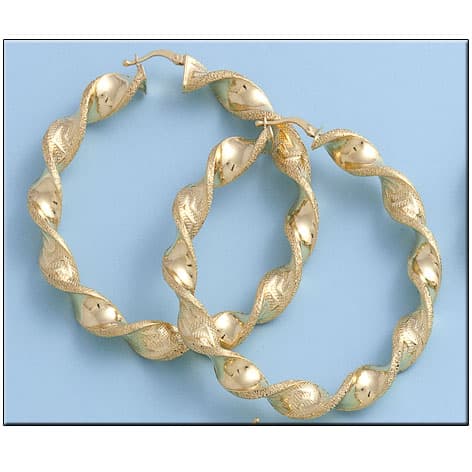 Imagen del producto AROS ORO 18KL GRECA - 60MM