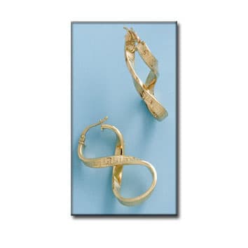 Imagen del producto AROS ORO 18KL GRECA - 17x37MM