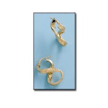 Imagen del producto AROS ORO 18KL GRECA - 15x27MM