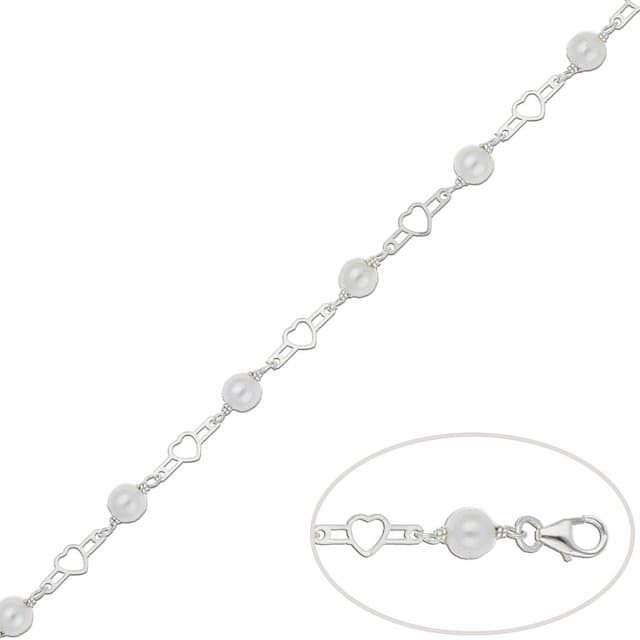 Imagen del producto PULSERA PLATA 925MM PERLAS