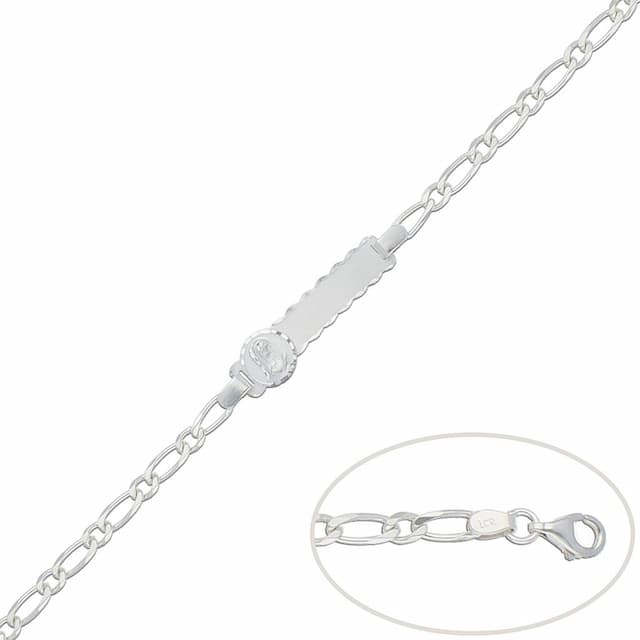 Imagen del productoPULSERA PLATA 925M 1X1- 14.50 CM