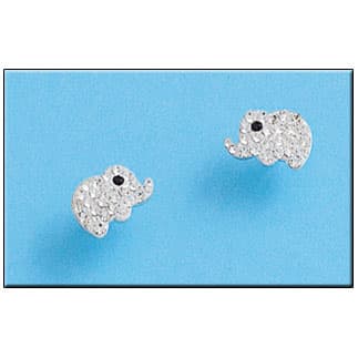 Imagen del productoPENDIENTE PLATA 925M ELEFANTE CIRCONITAS