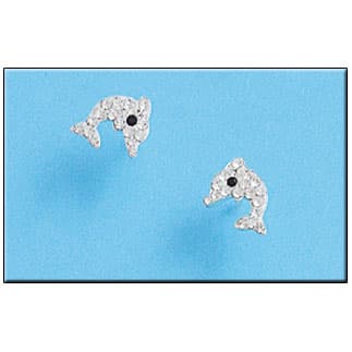 Imagen del producto PENDIENTE PLATA 925MM DELFIN CIRCONITAS