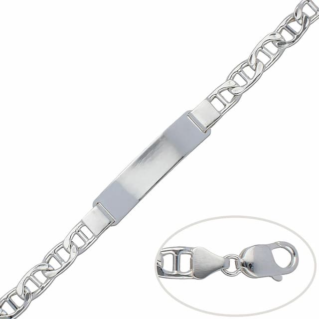 Imagen del producto PULSERA PLACA PLATA 925MM