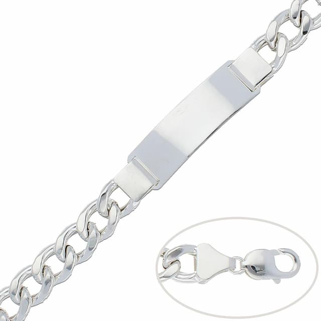 Imagen del productoPULSERA BARBADA PLATA 925MM - 12MM 