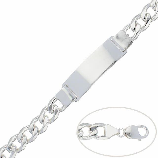 Imagen del producto PULSERA BARBADA PLATA 925MM - 11MM