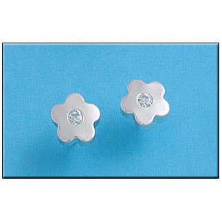 Imagen del producto PENDIENTE PLATA 925MM FLOR CIRCONITAS