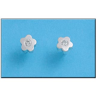 Imagen del producto PENDIENTE PLATA 925MM FLOR CIRCONITAS