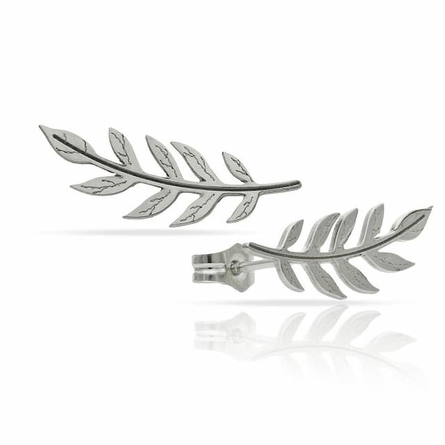 Imagen del producto PENDIENTES PLATA 925MM TREPADORES HOJA