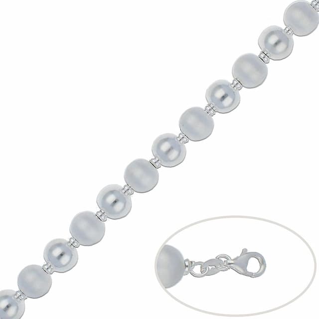 Imagen del productoPULSERA PLATA 925MM BOLAS - 10MM