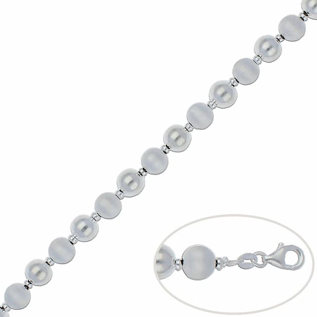 Imagen del producto PULSERA PLATA 925MM BOLAS - 8MM