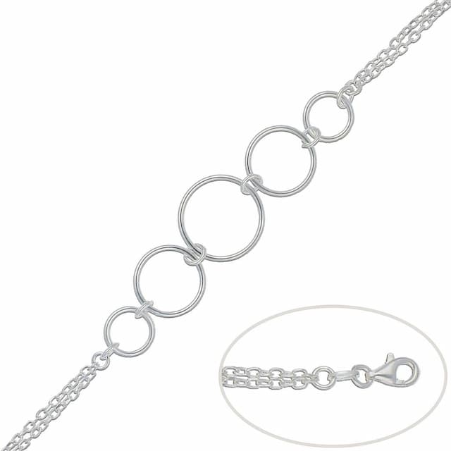 Imagen del productoPULSERA PLATA 925MM CIRCULOS