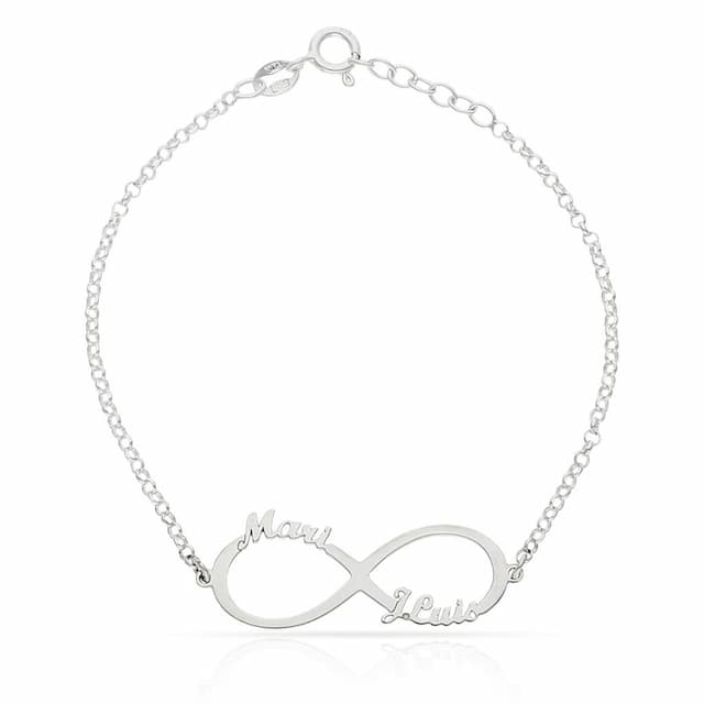 Imagen del producto PULSERA PLATA 925MM INFINITO