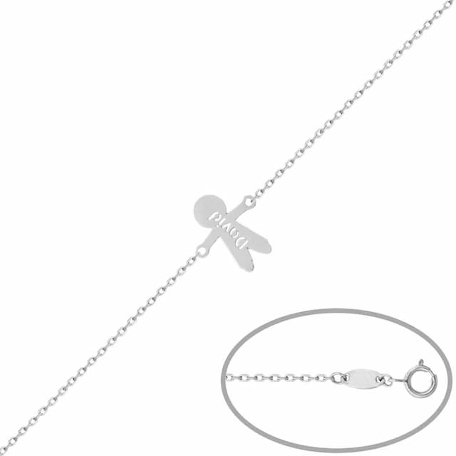 Imagen del producto PULSERA PLATA 925MM NOMBRE + NIÑO