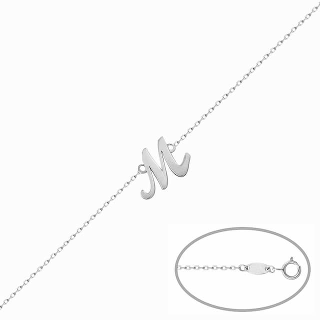 Imagen del productoPULSERA PLATA 925MM LETRA INGLESA