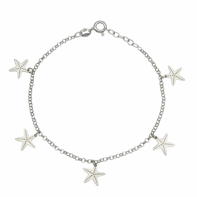 Imagen del productoPULSERA PLATA 925MM MINI CHARMS ESTRELLA MAR