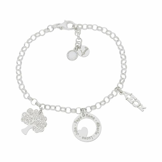 Imagen del productoPULSERA MI HISTORIA PLATA 925MM FAMILIA