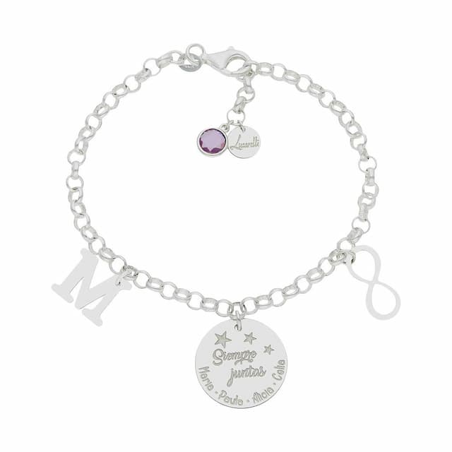 Imagen del productoPULSERA MI HISTORIA PLATA 925MM AMIGAS