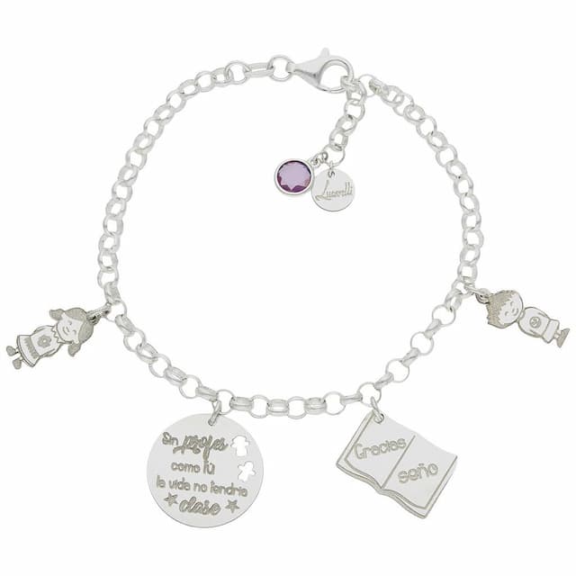 Imagen del productoPULSERA MI HISTORIA PLATA 925MM MI PROFE