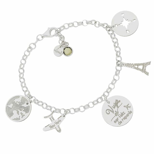 Imagen del productoPULSERA MI HISTORIA PLATA 925MM MI MUNDO